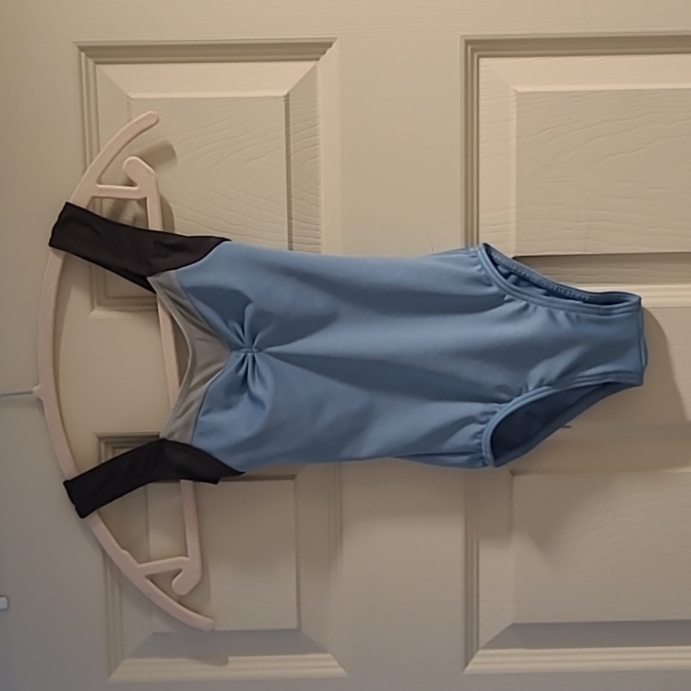 Blue, youth, AK leotard